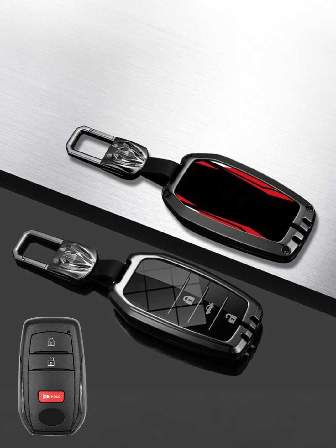 Visible Button Toyota Key Protector Shell