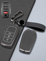 Toyota Key Genuine Leather & Metal Frame