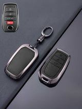 Toyota Key Genuine Leather & Metal Frame