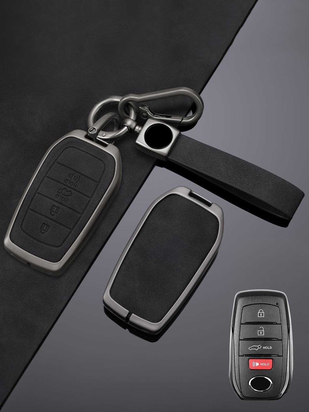 Premium Genuine Leather Toyota Key Cover