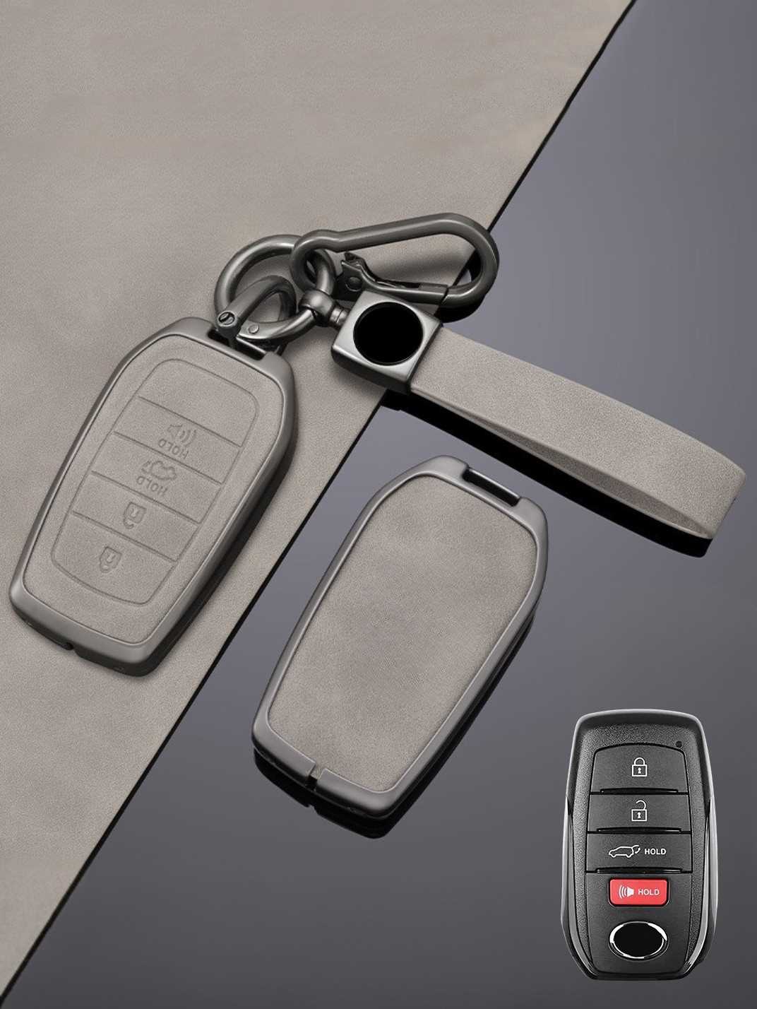 Premium Genuine Leather Toyota Key Cover
