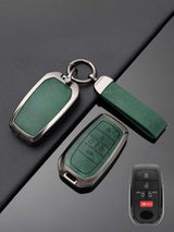 Toyota Key Genuine Leather & Metal Frame
