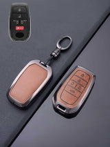 Toyota Key Genuine Leather & Metal Frame