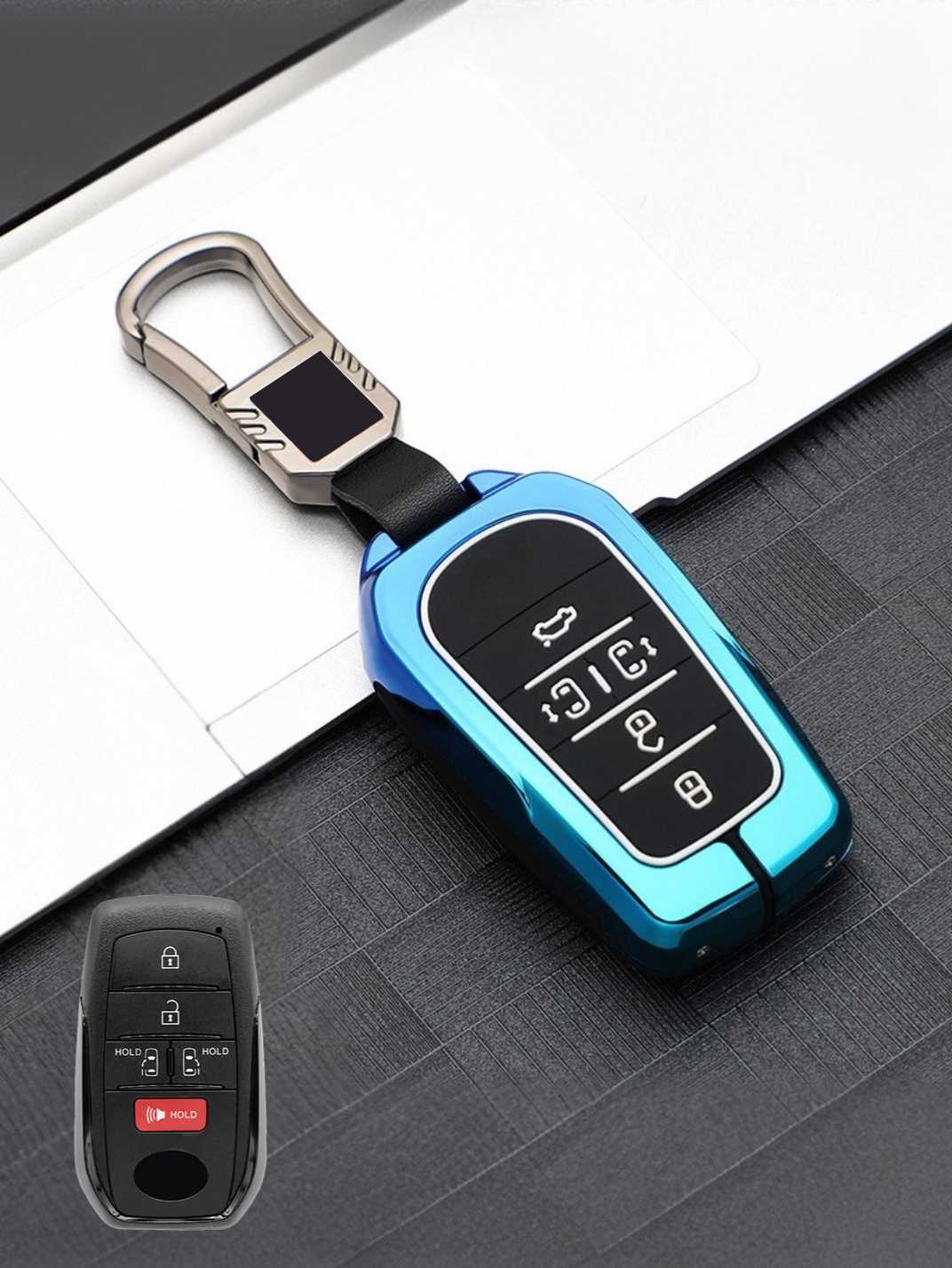Luxury Colored Alloy Toyota Key Fob Case