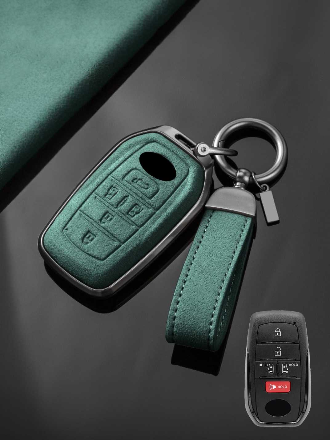 Genuine Alcantara Toyota Key Fob Cover