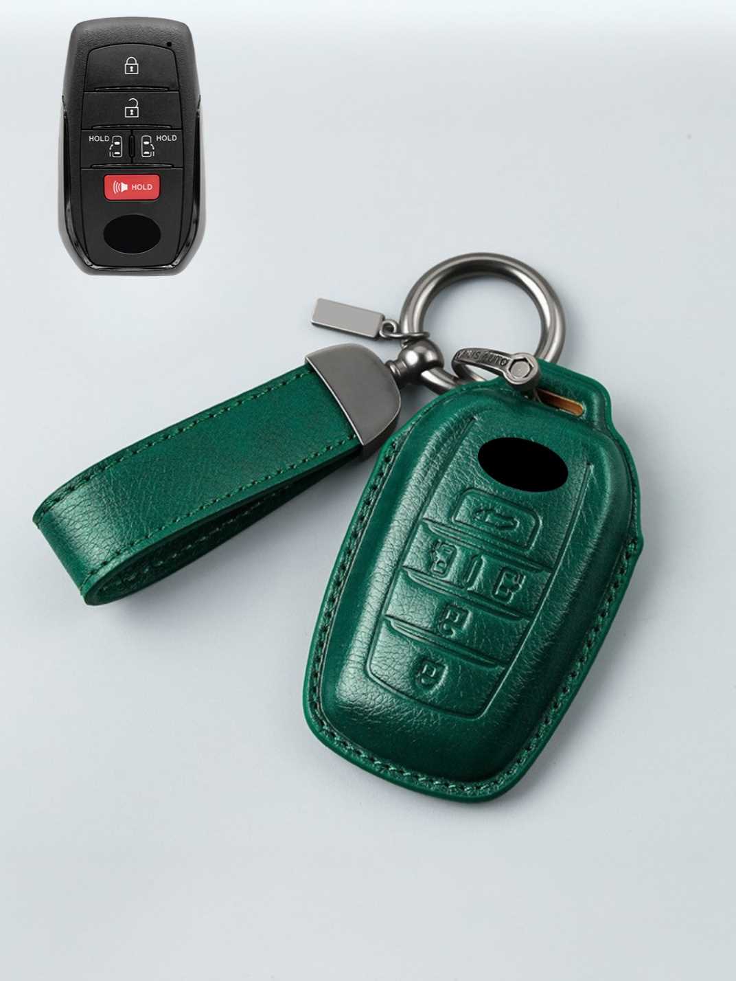 Premium Genuine Leather Toyota Key Cover
