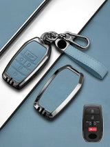 Toyota Key Fob Cover with Leather & Metal Frame