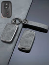 Vintage Leather Metal Alloy Lexus Key Cover