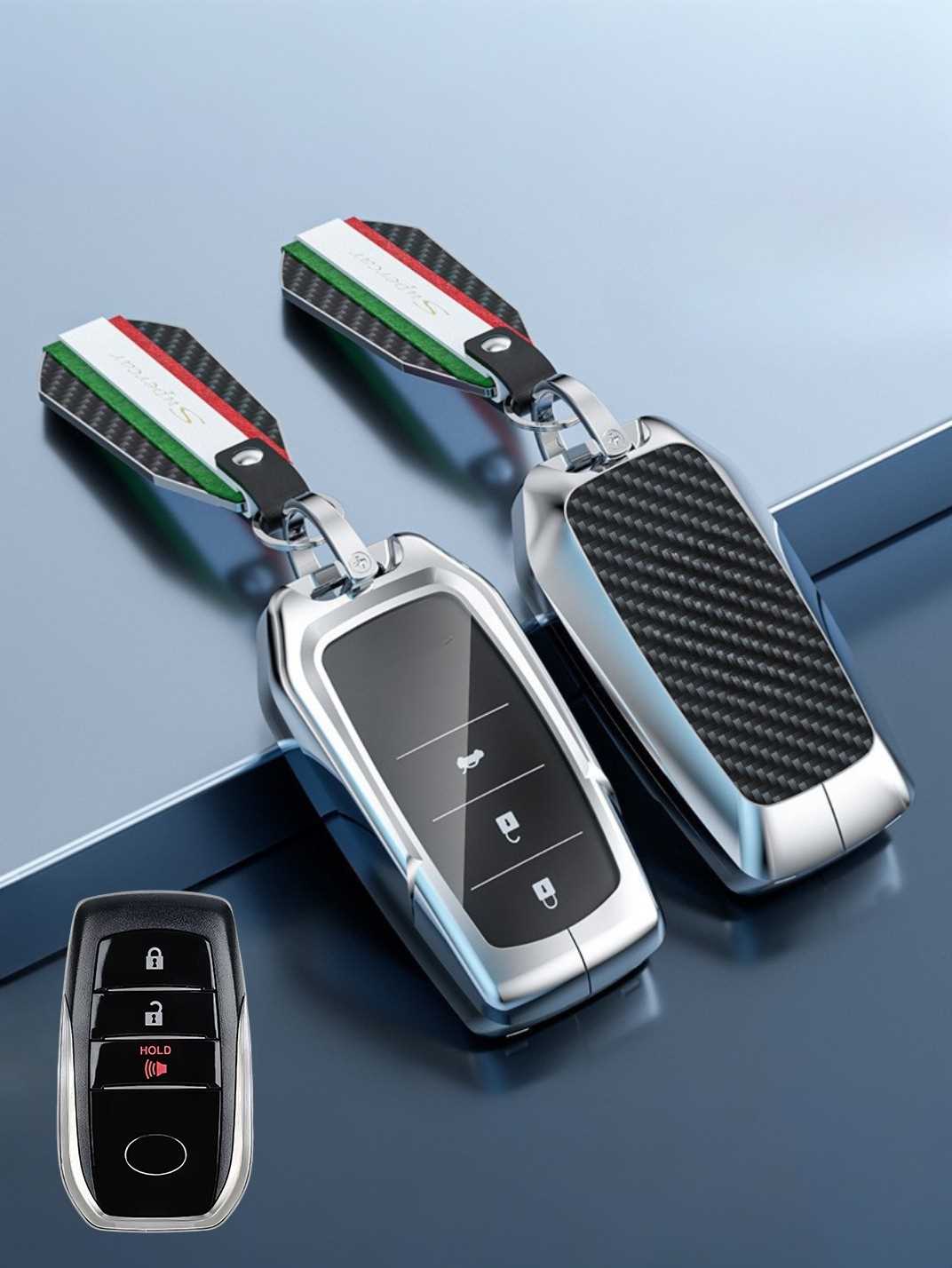 Visible Button Toyota Key Protector Shell
