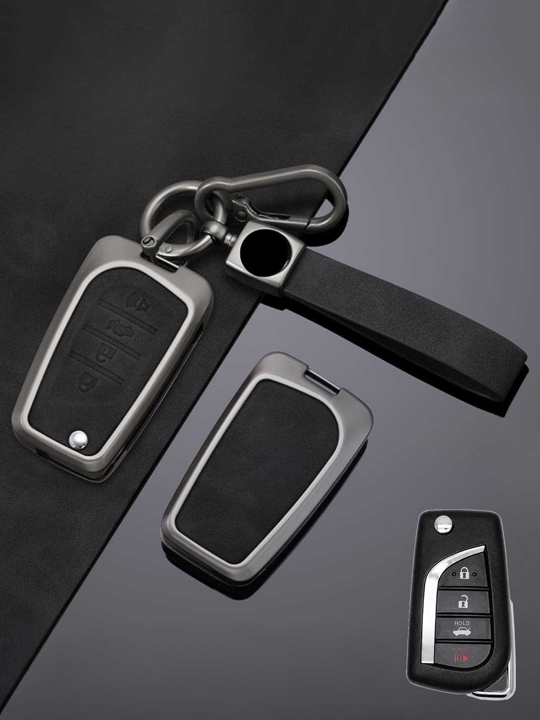 Premium Genuine Leather Toyota Key Cover