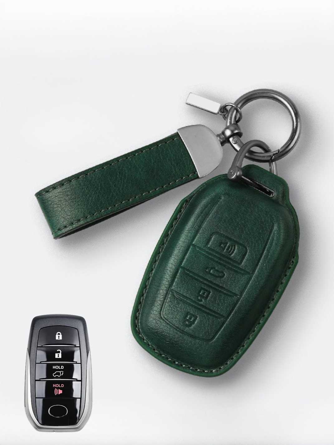 Premium Genuine Leather Toyota Key Cover