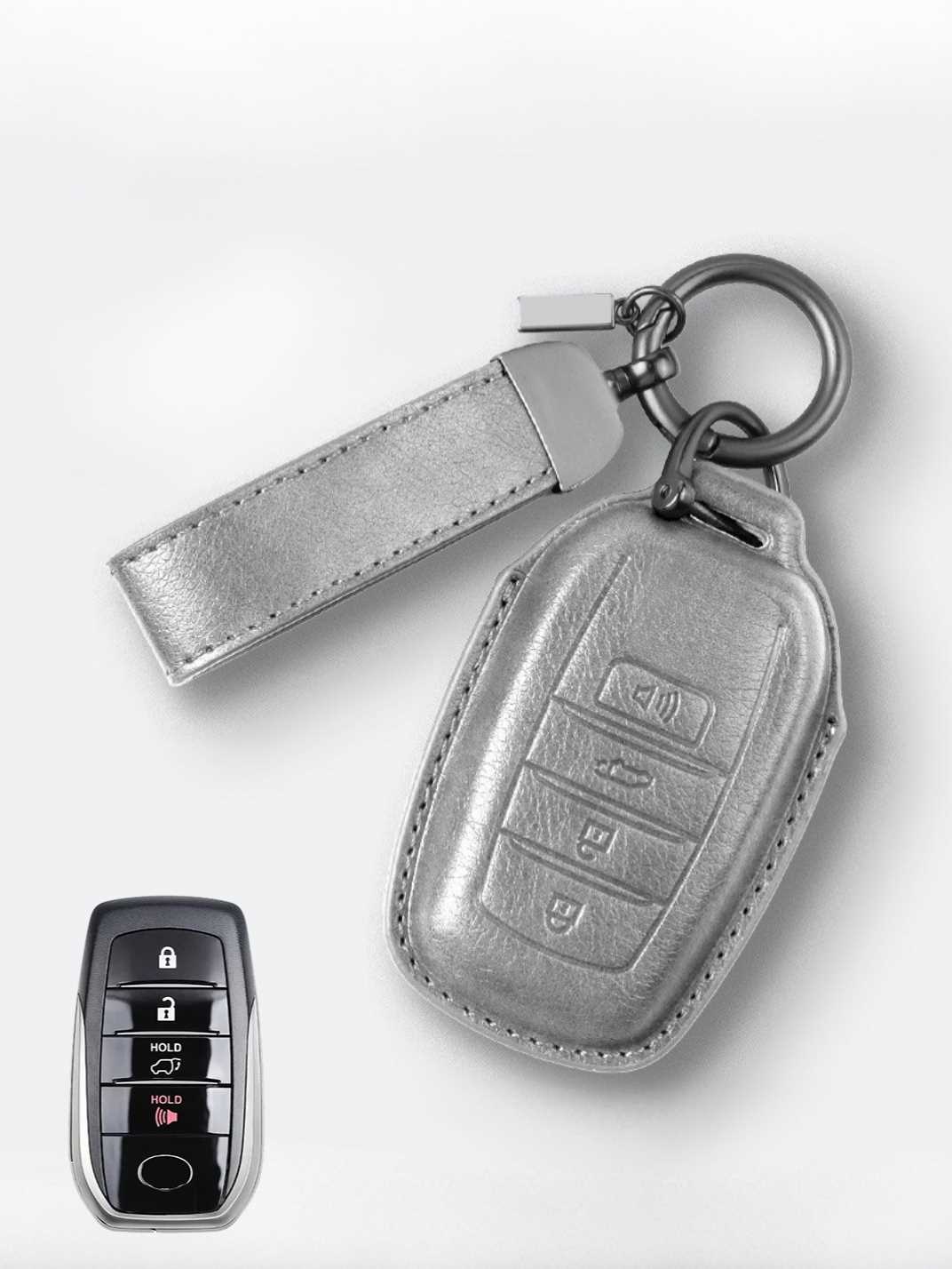 Premium Genuine Leather Toyota Key Cover