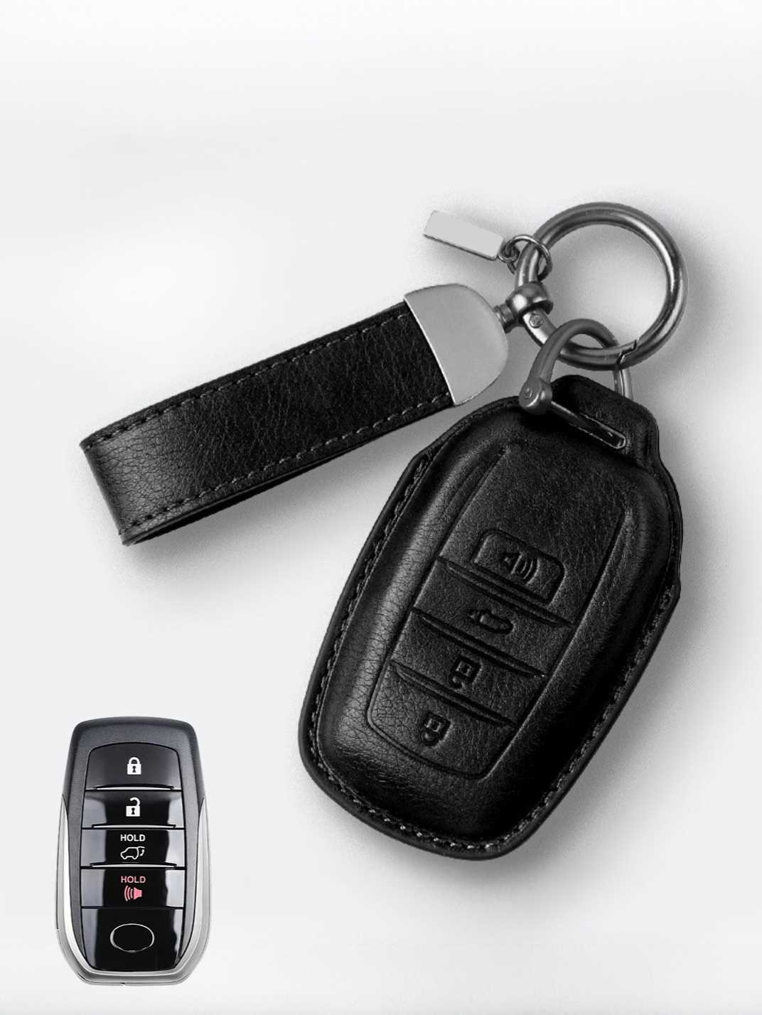 Premium Genuine Leather Toyota Key Cover