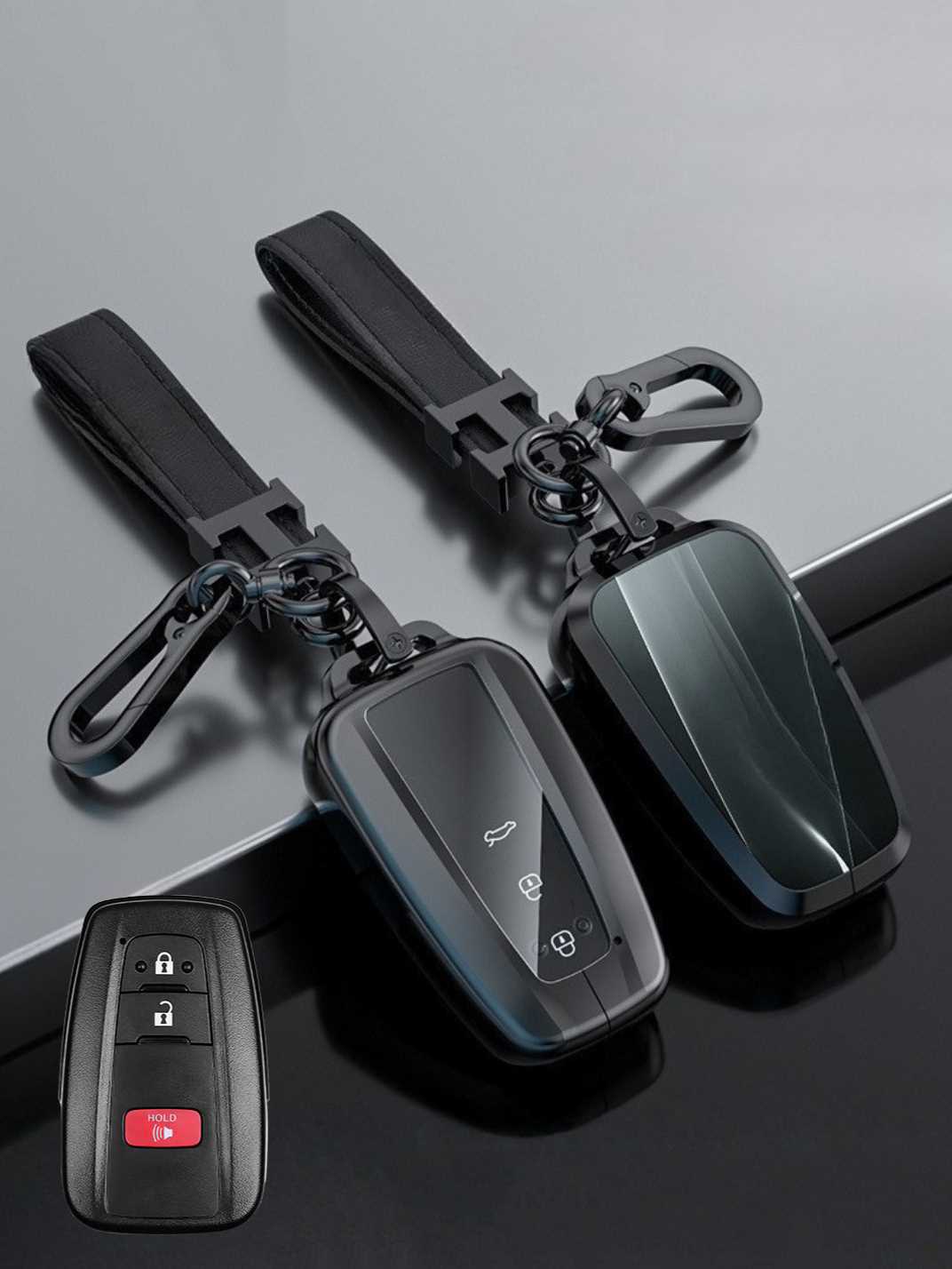 Visible Button Toyota Key Protector Shell