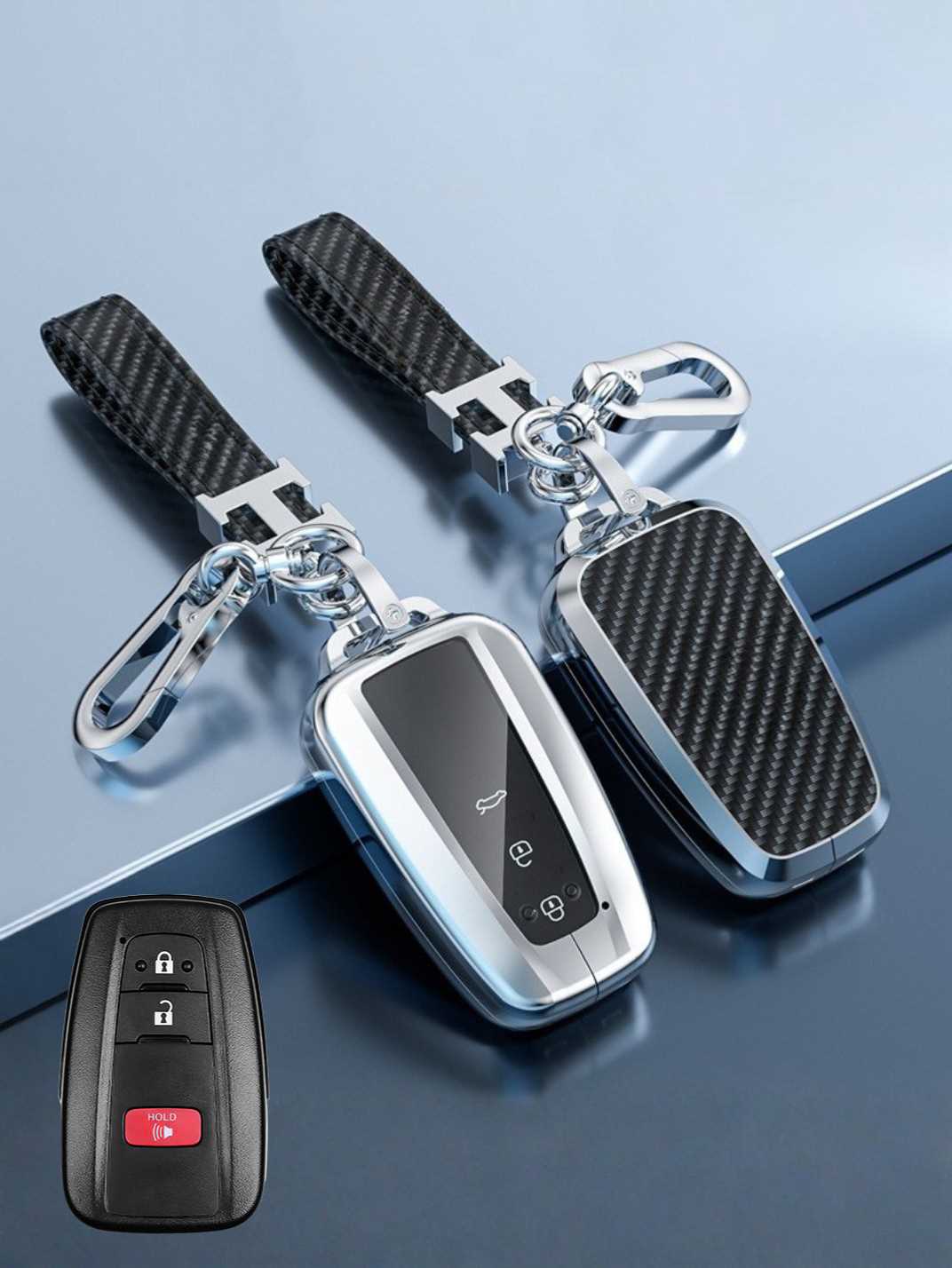 Visible Button Toyota Key Protector Shell