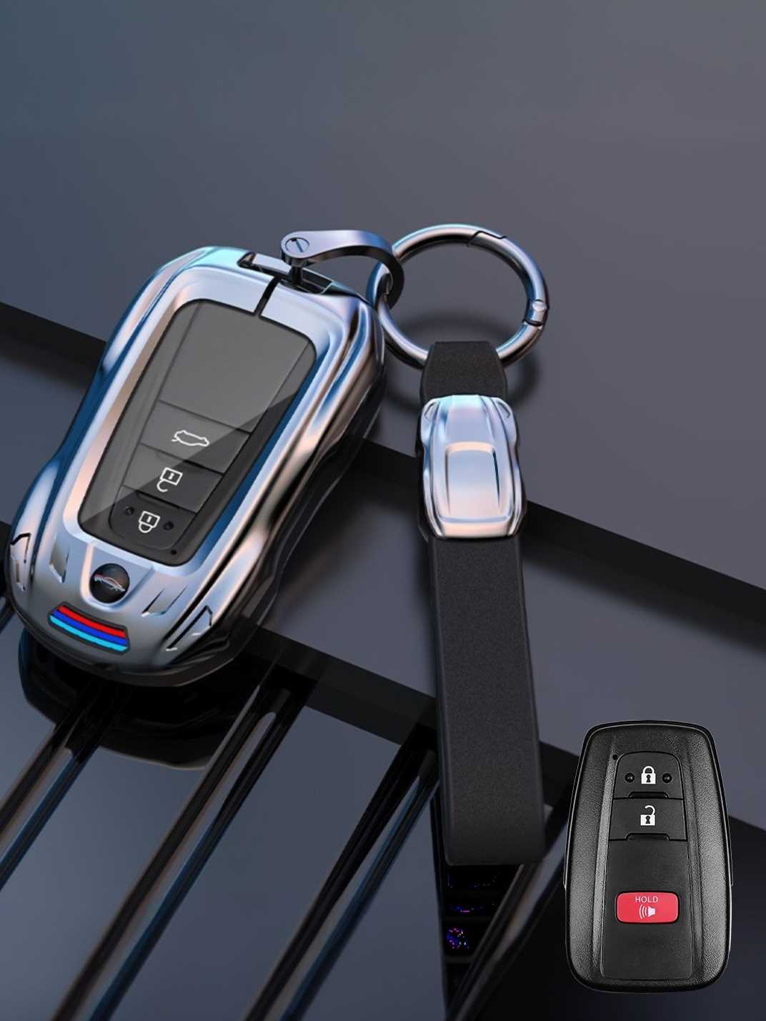 Visible Button Toyota Key Protector Shell