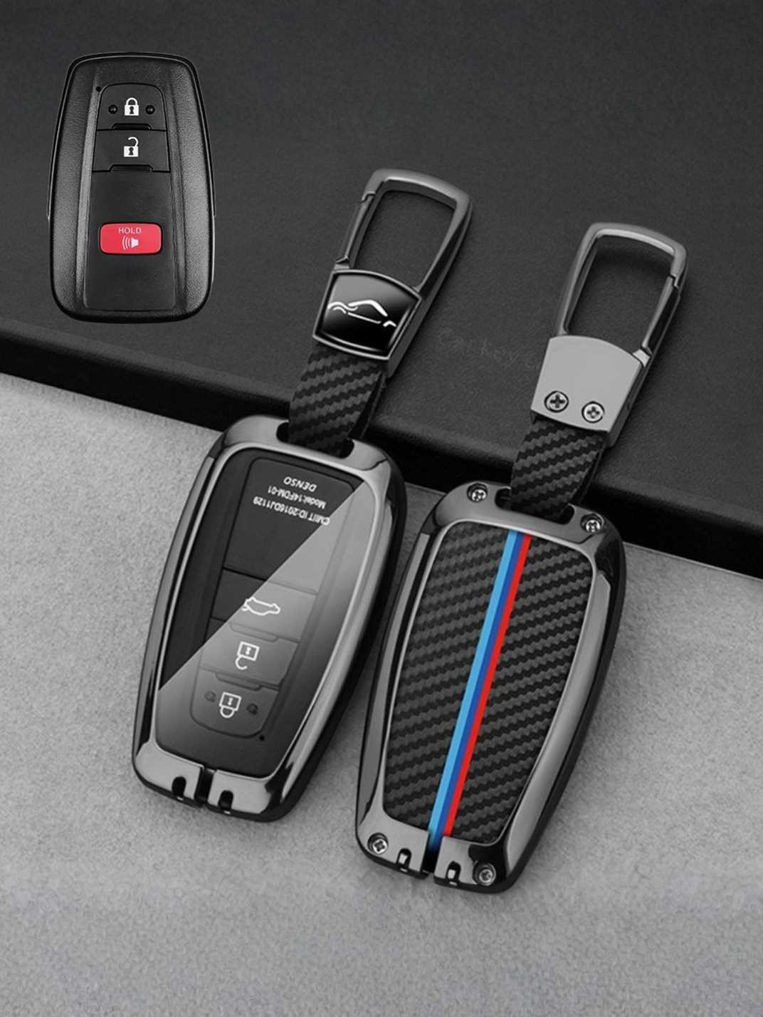 Visible Button Toyota Key Protector Shell