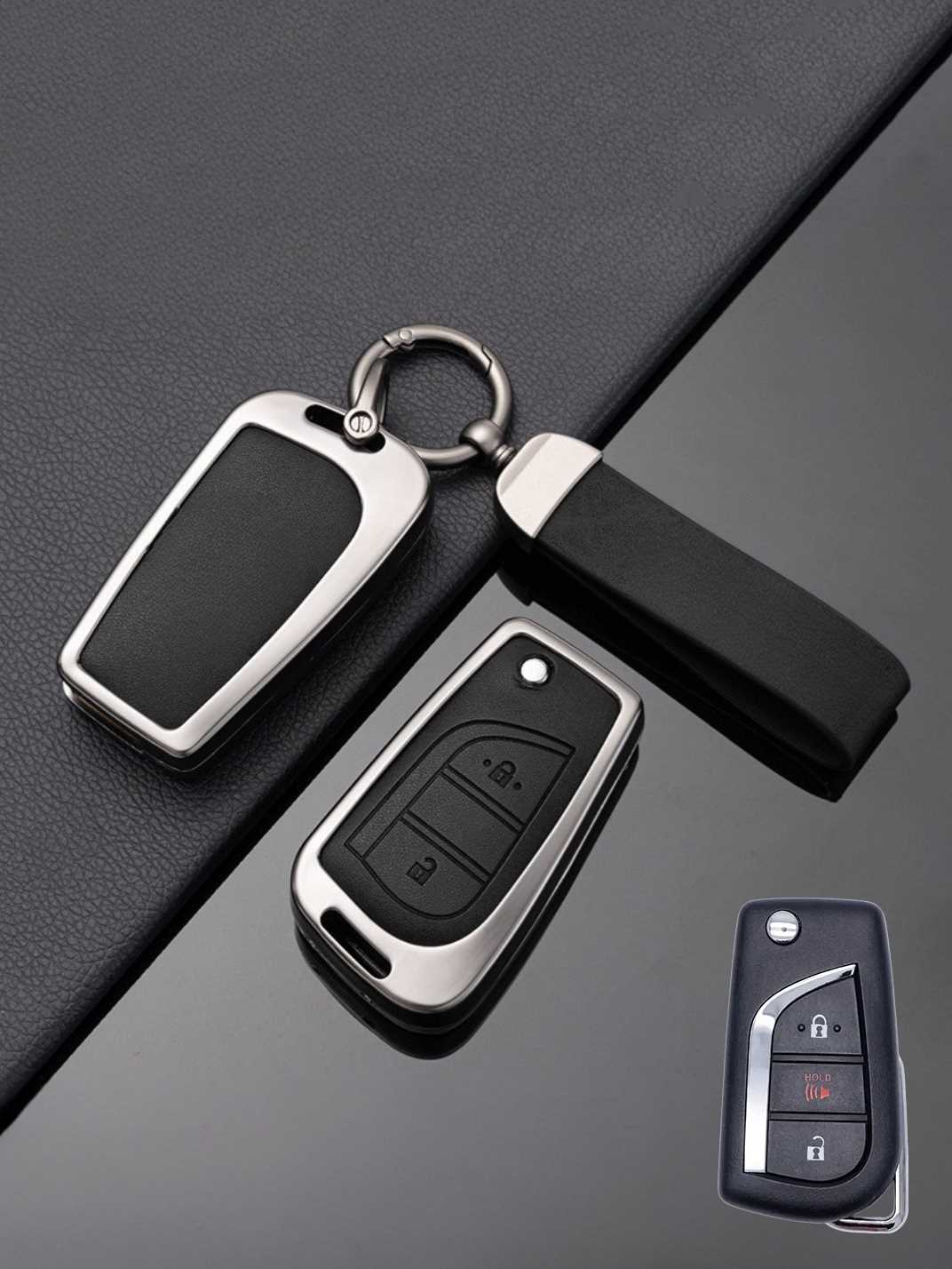 Premium Genuine Leather Toyota Key Cover