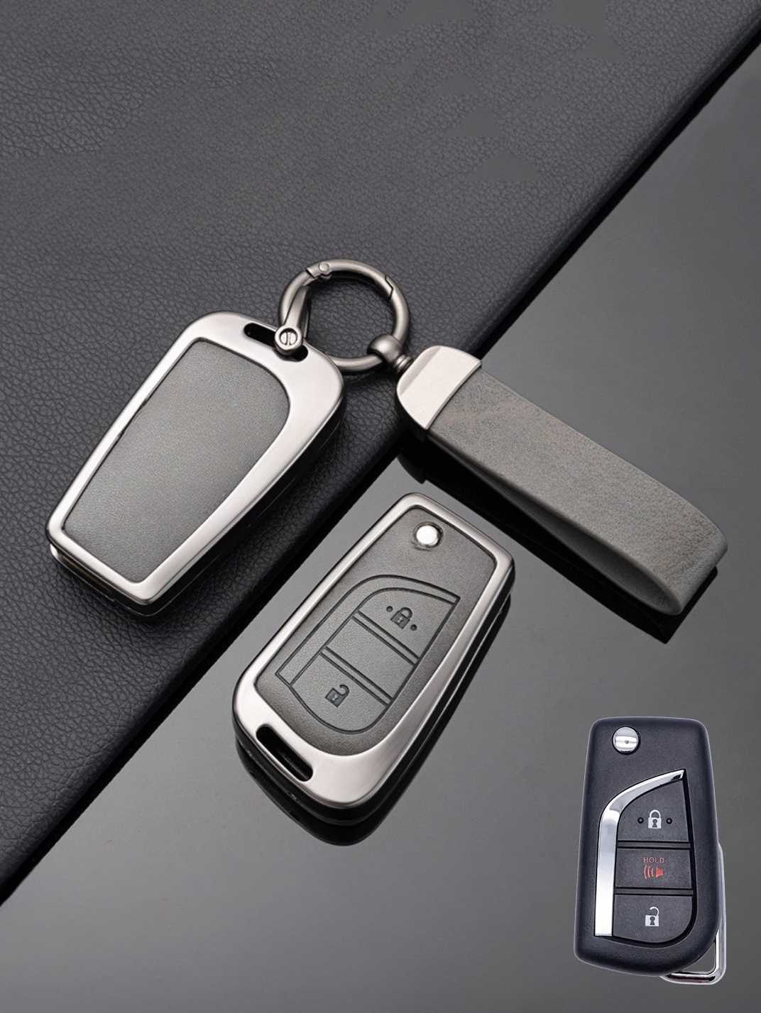Premium Genuine Leather Toyota Key Cover