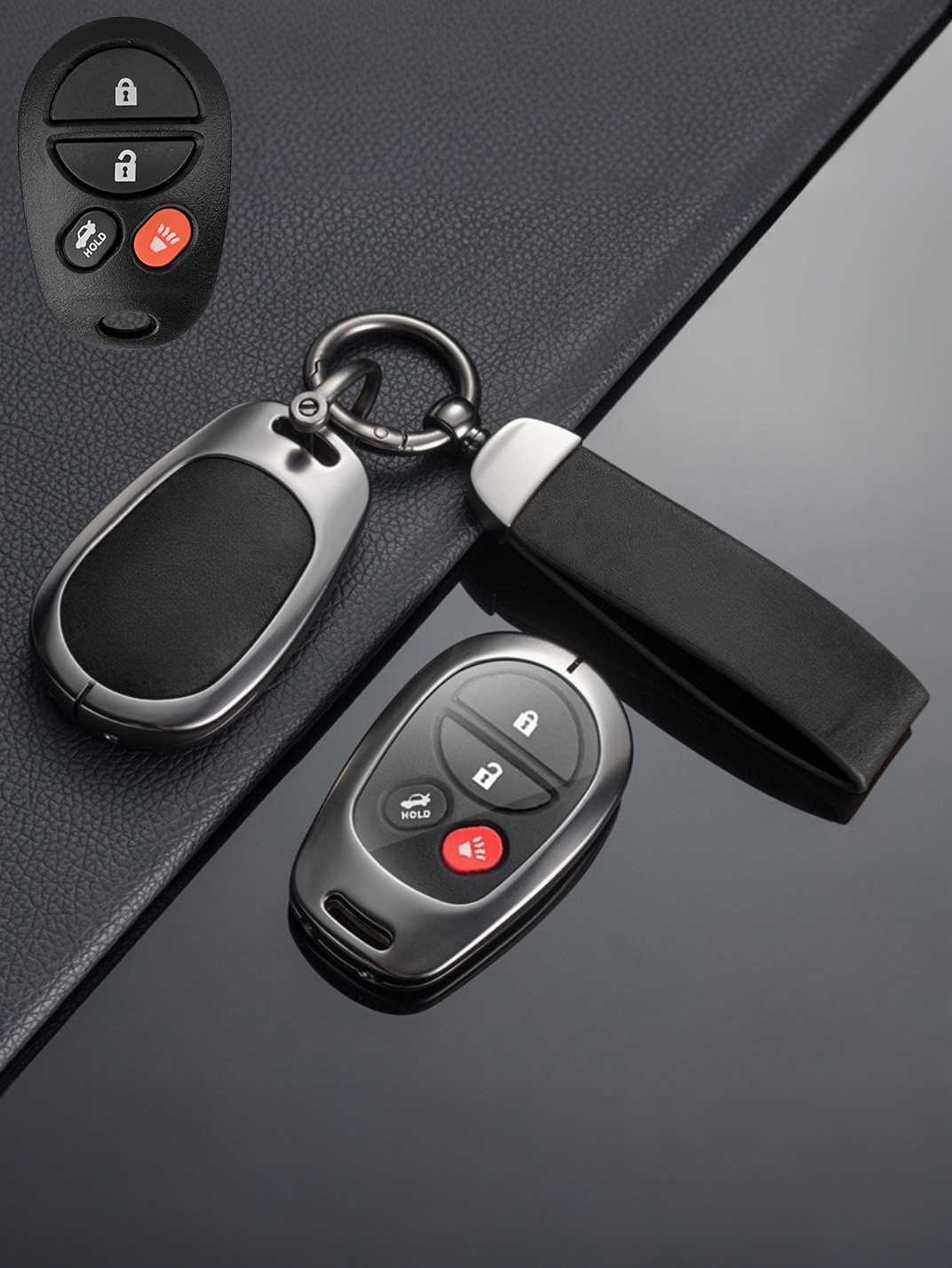 Premium Visible-Button Toyota Key Shell
