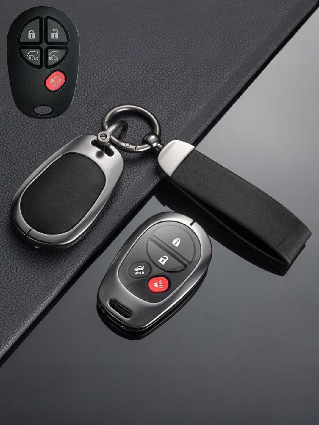 Premium Visible-Button Toyota Key Shell