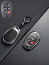 Vintage Leather Metal Alloy Toyota Key Cover