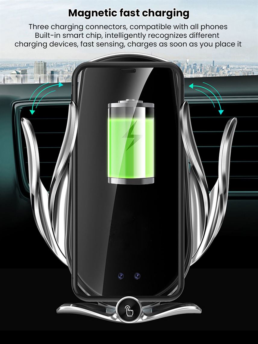 Automatisches kabelloses Telefonladegerät