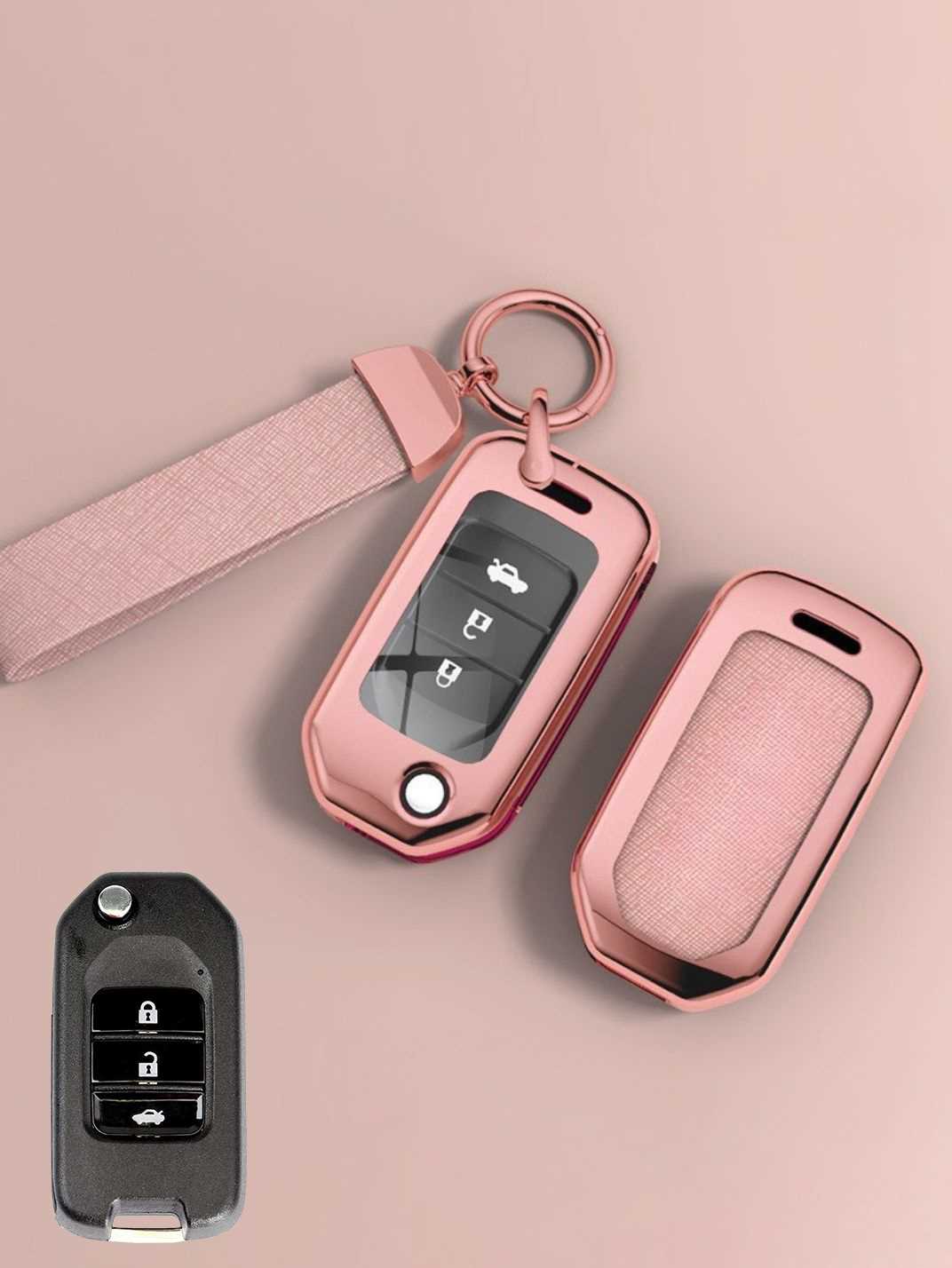 Premium Visible-Button Honda Key Shell