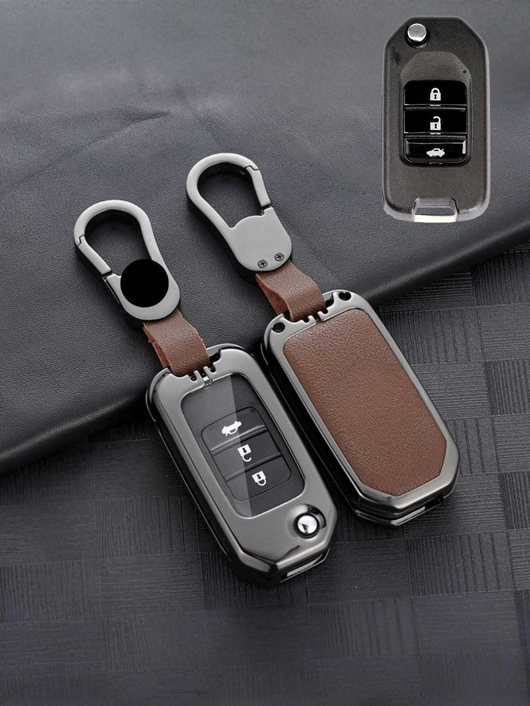 Premium Visible-Button Honda Key Shell