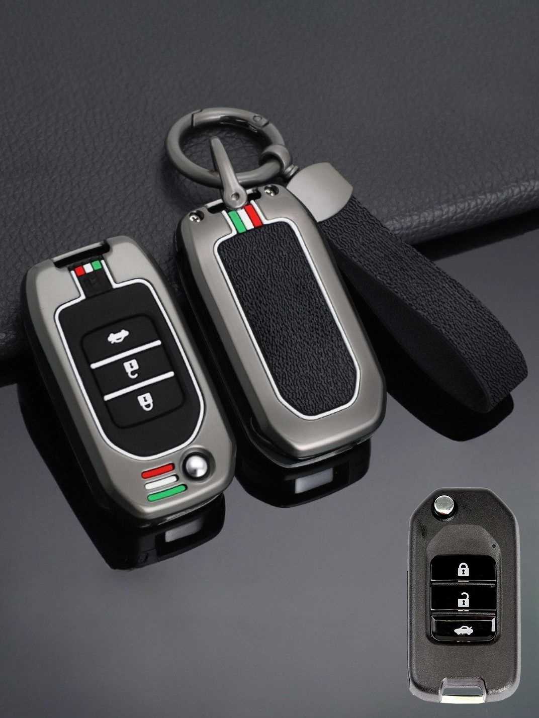 Premium Alloy Honda Key Fob Cover