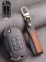 Premium Genuine Leather Honda Key Cover