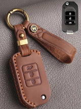 Premium Genuine Leather Honda Key Cover