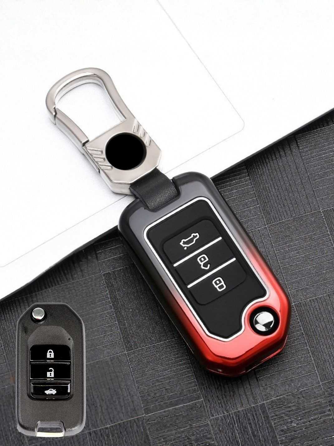 Luxury Colored Alloy Honda Key Fob Case