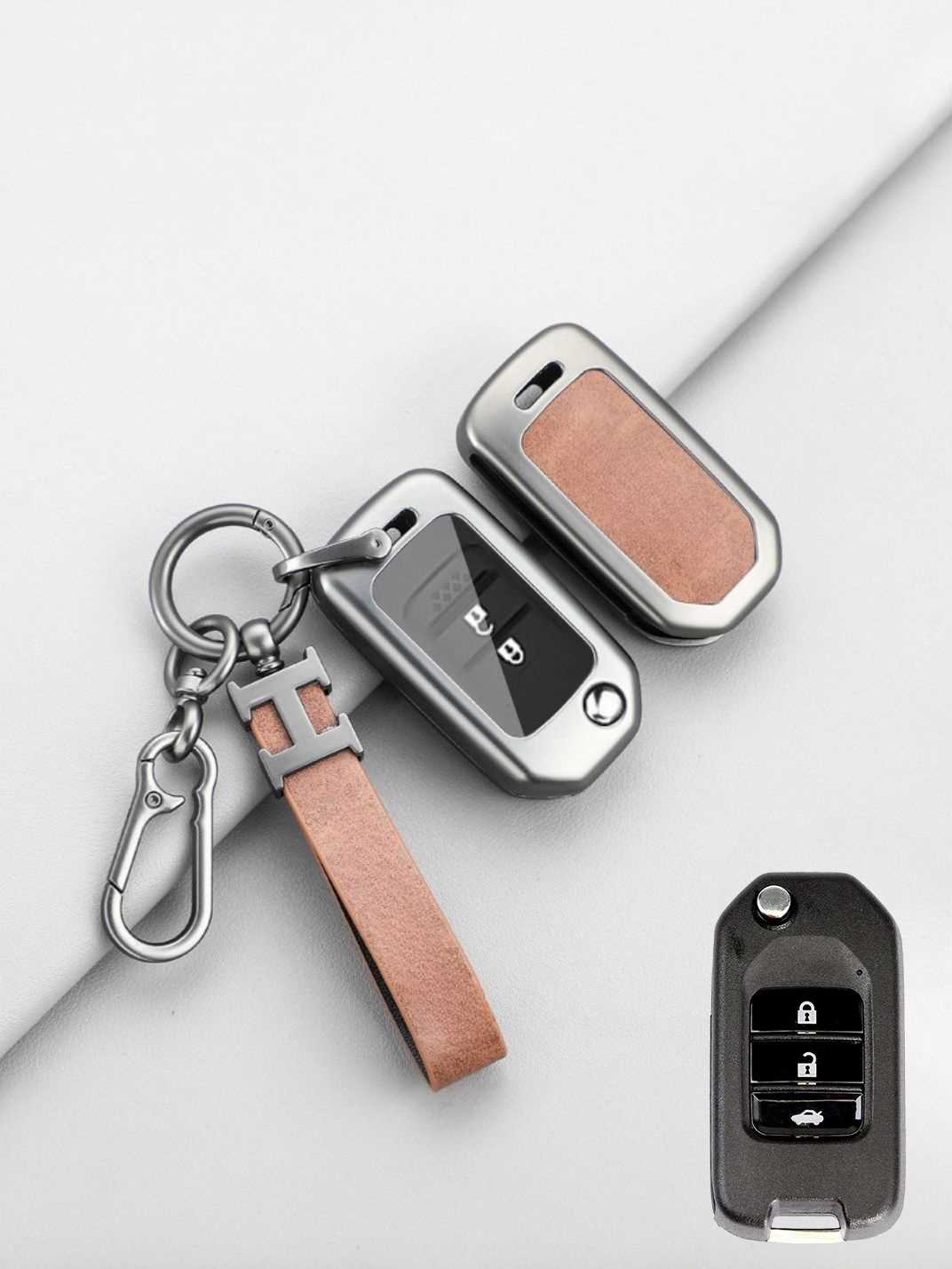 Premium Visible-Button Honda Key Shell
