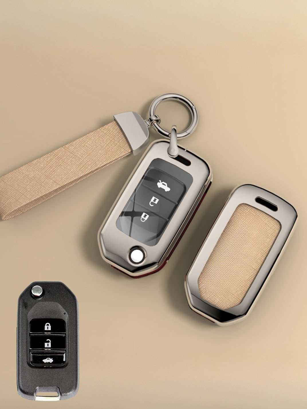 Premium Visible-Button Honda Key Shell