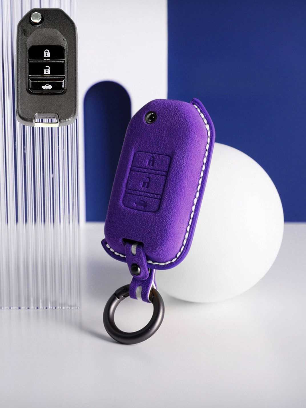 Genuine Alcantara Honda Key Fob Cover