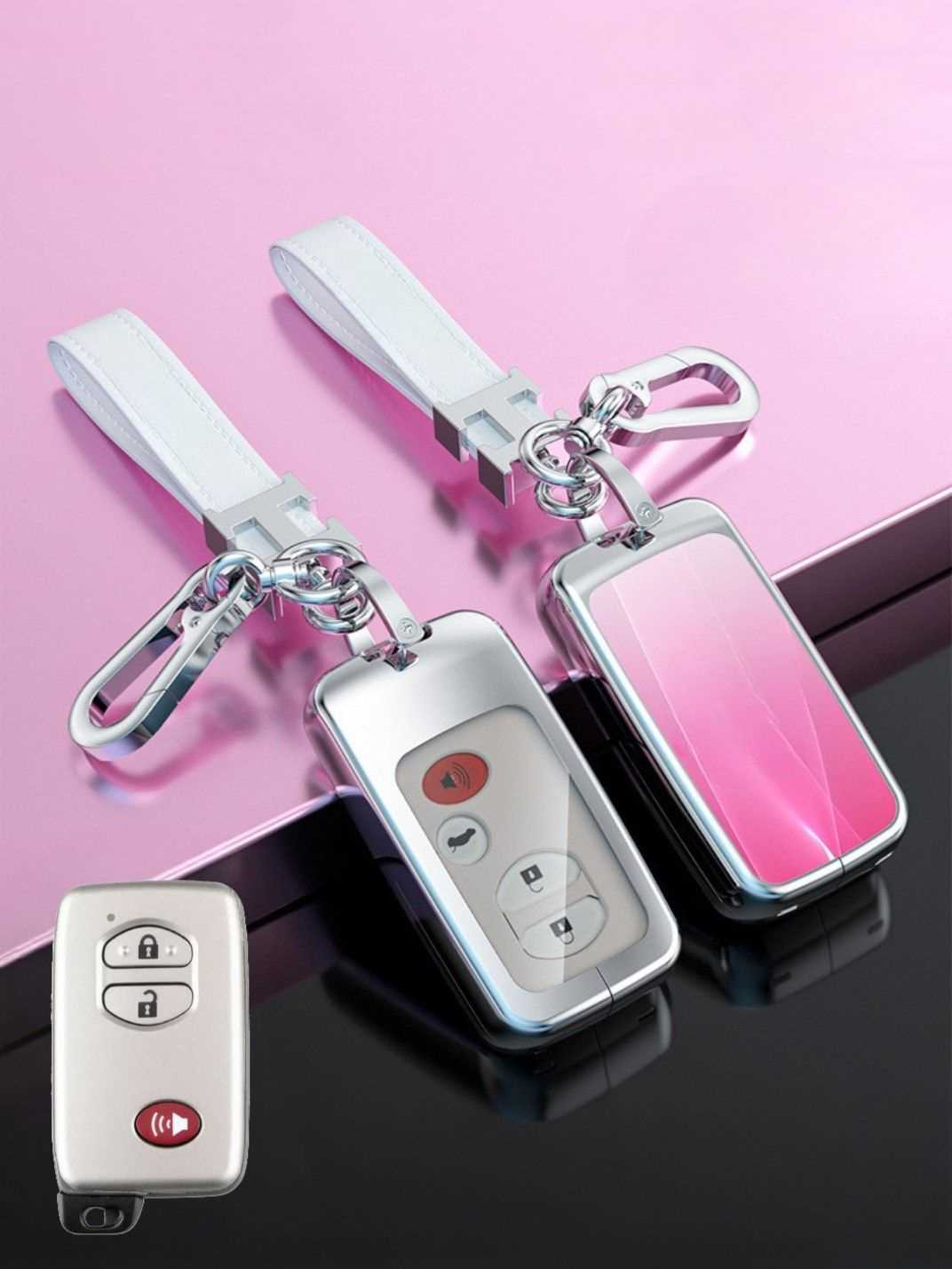 Visible Button Toyota Key Protector Shell