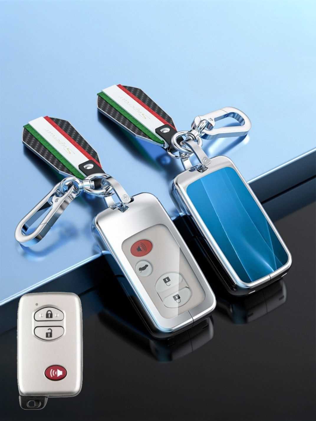 Visible Button Toyota Key Protector Shell