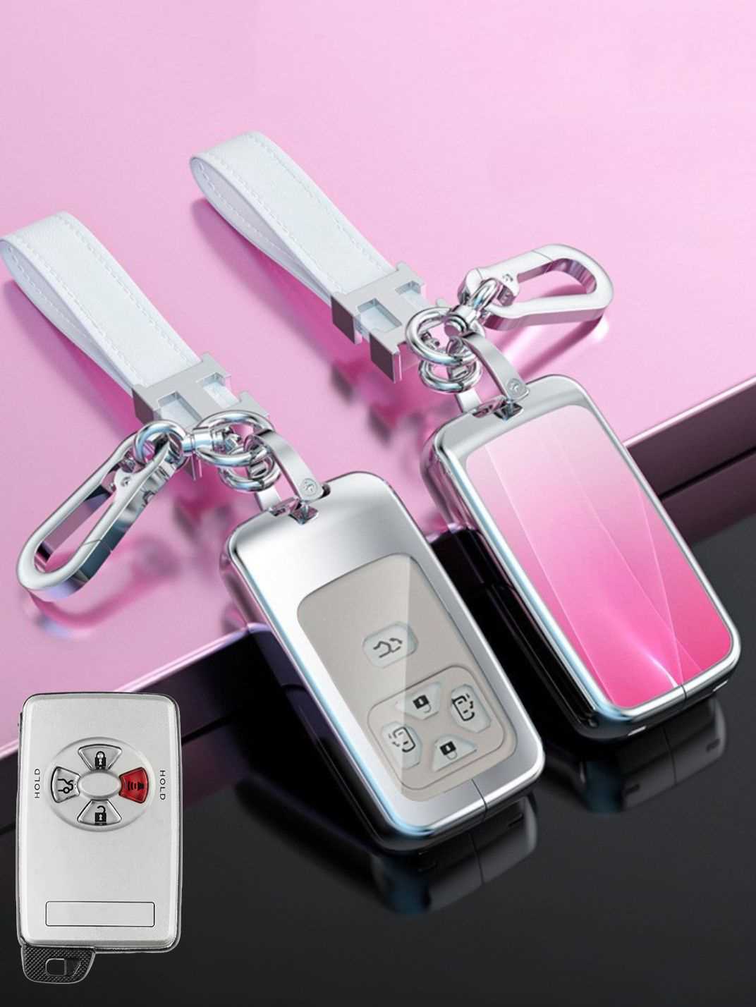 Visible Button Toyota Key Protector Shell