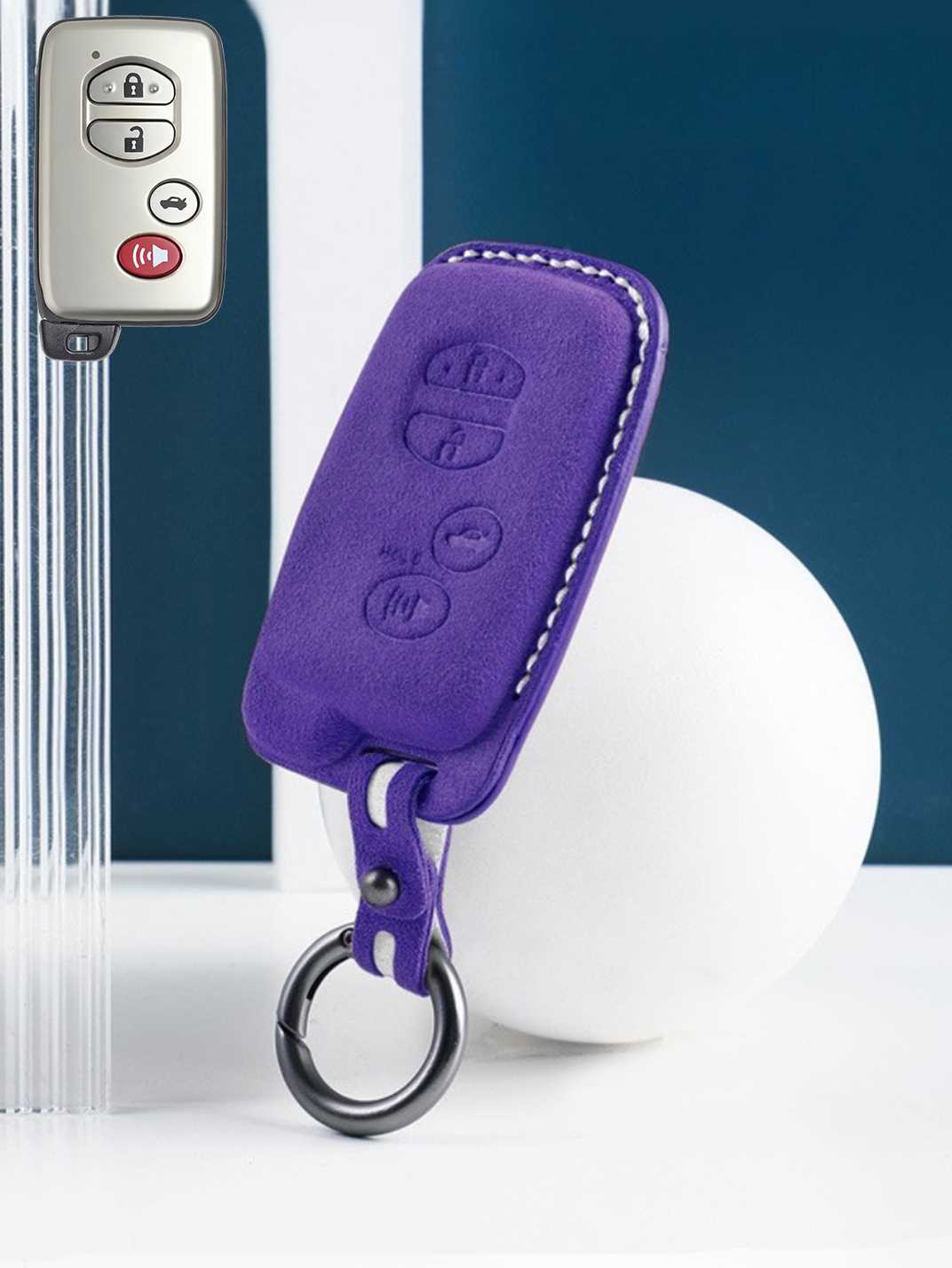 Genuine Alcantara Toyota Key Fob Cover