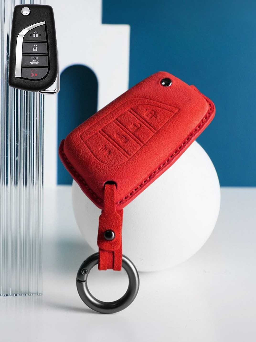 Genuine Alcantara Toyota Key Fob Cover