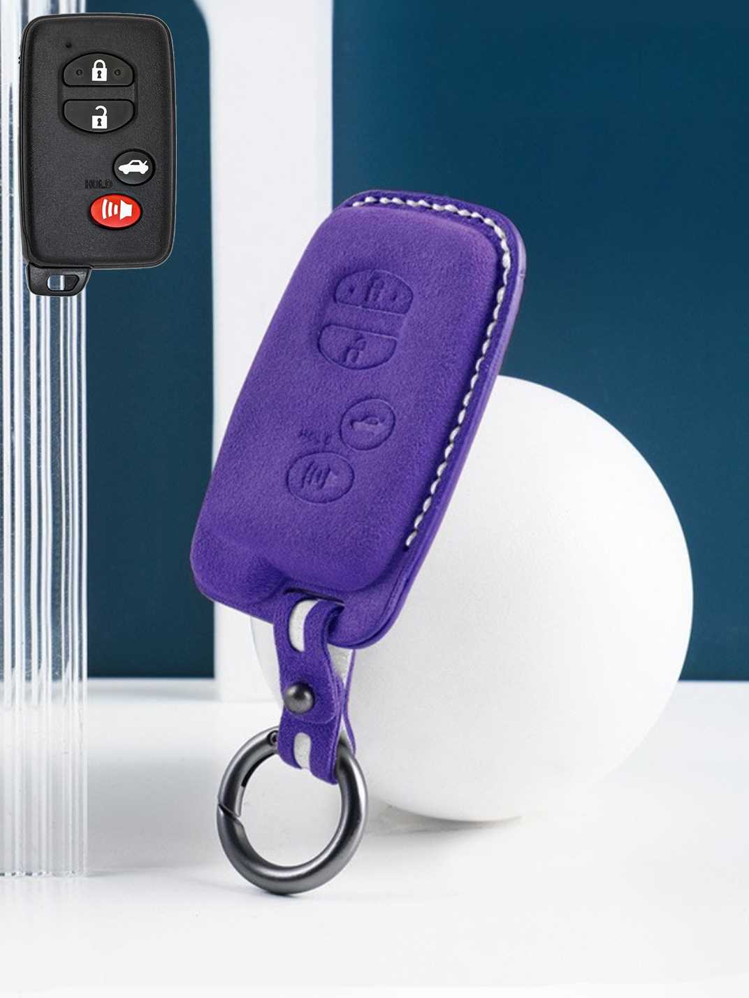 Genuine Alcantara Toyota Key Fob Cover