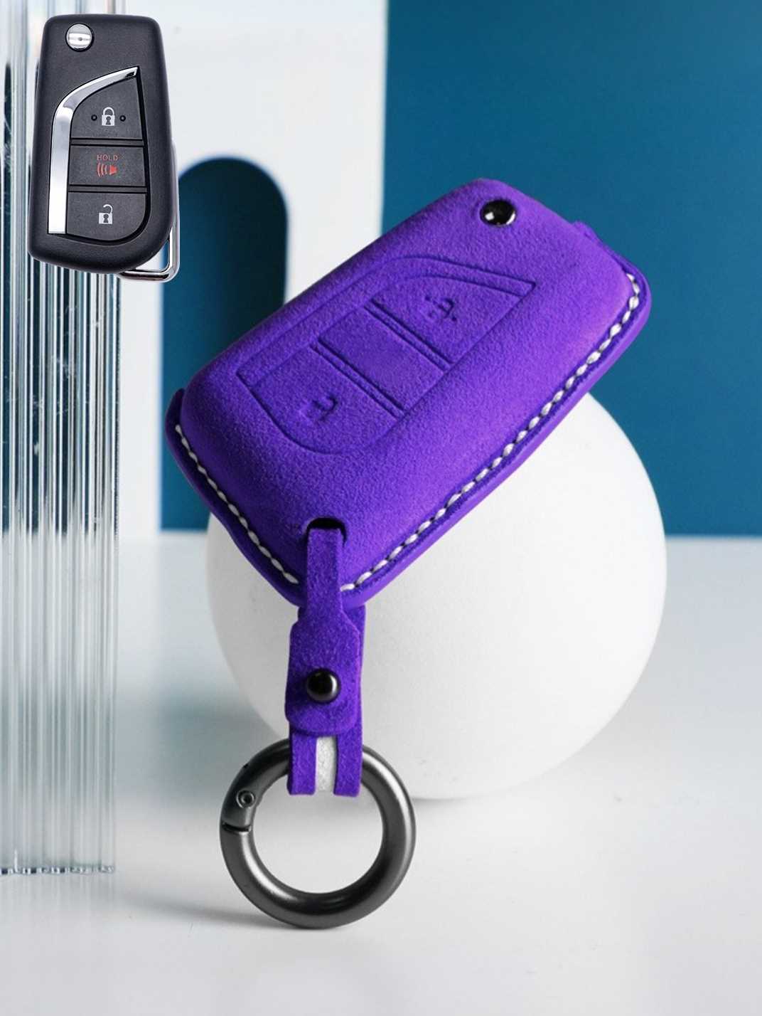 Genuine Alcantara Toyota Key Fob Cover