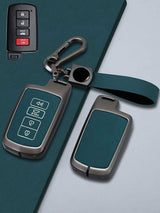 Toyota Key Genuine Leather & Metal Frame