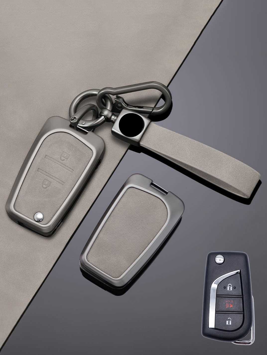 Premium Genuine Leather Toyota Key Cover