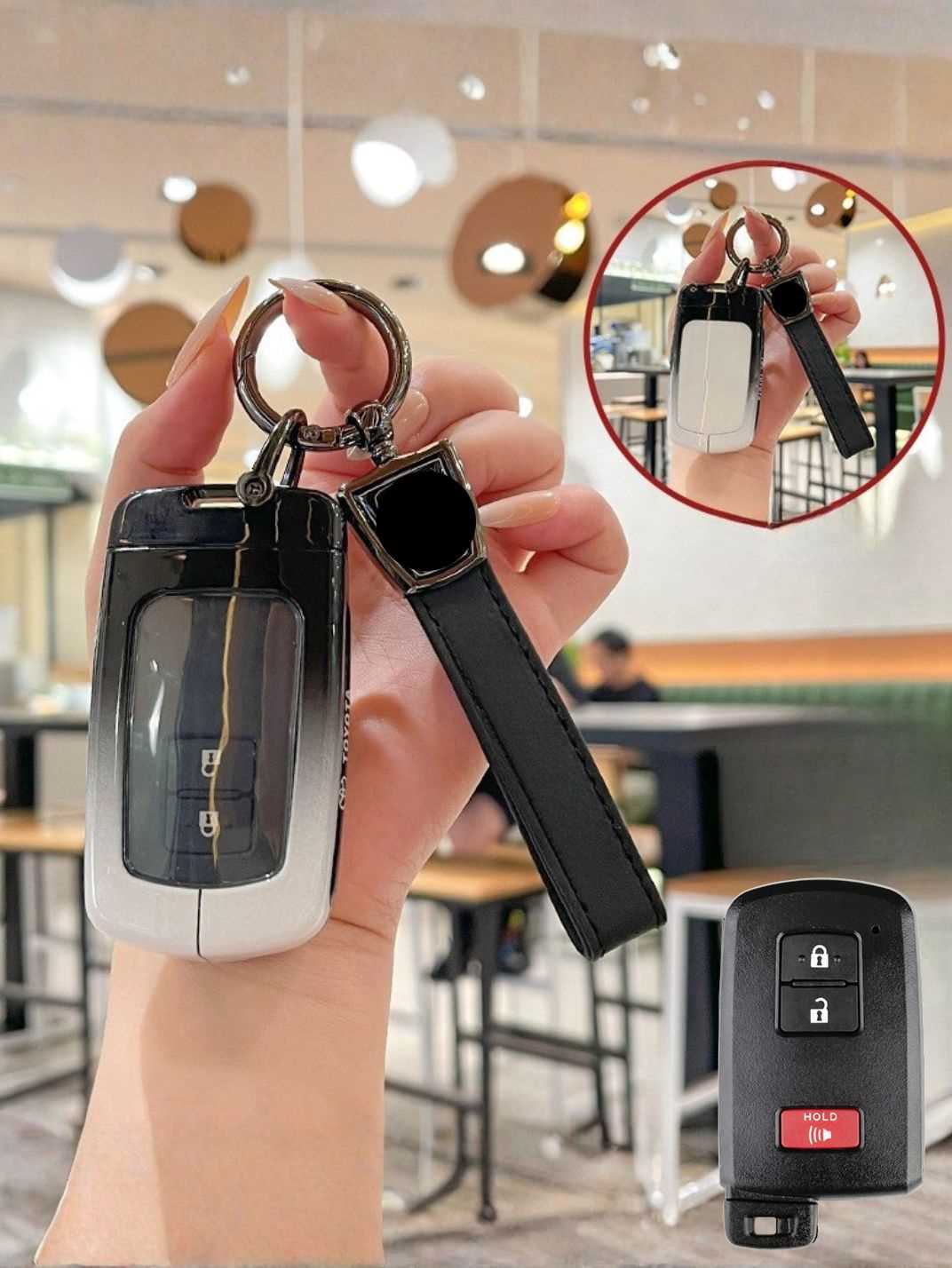 Heavy-Duty Zinc Alloy Toyota Key Fob Cover