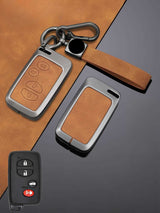 Premium Genuine Leather Toyota Key Cover