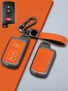 Toyota Key Genuine Leather & Metal Frame