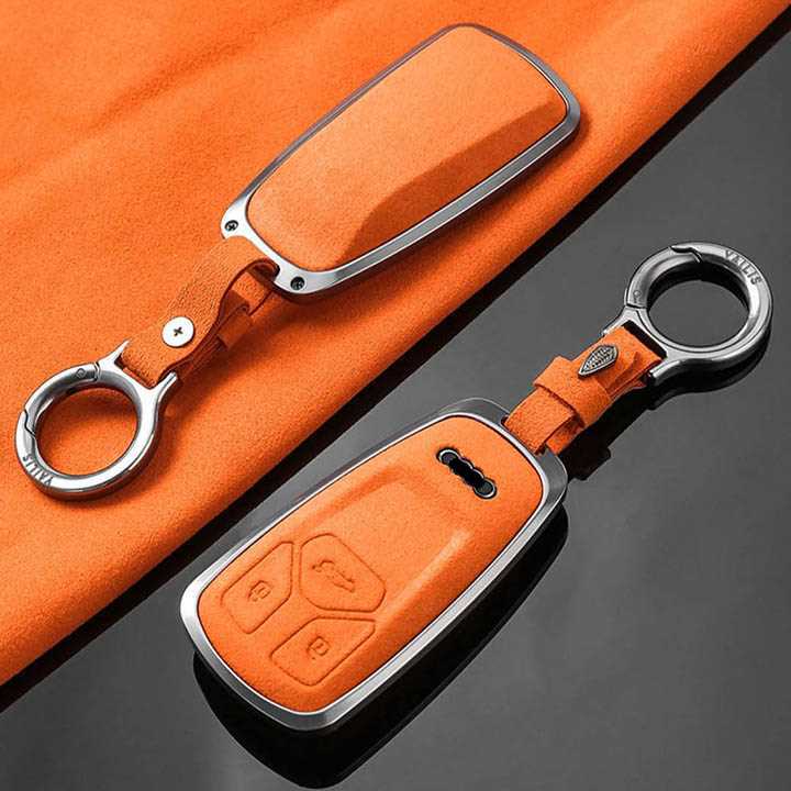 Genuine Alcantara Audi Key Fob Cover