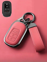 Premium Genuine Leather Honda Key Cover